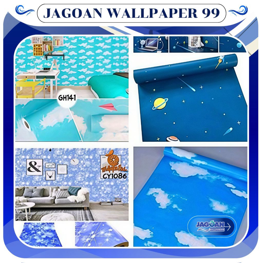 Wallpaper Awan Wallpaper Langit Wallpaper Plafon Wallpaper Dinding Motif Awan Wallpaper Dinding Moti