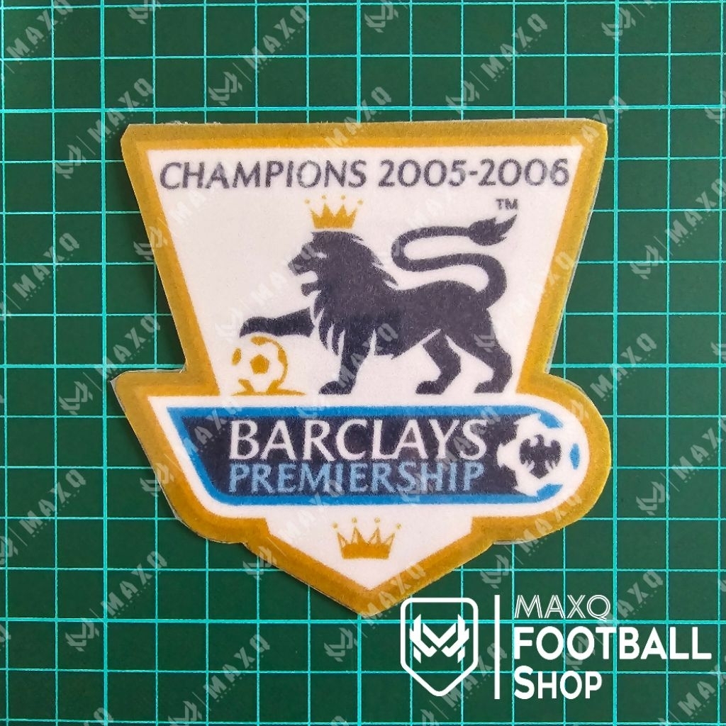 PATCH JERSEY LIGA INGGRIS PREMIER GOLD CHAMPIONS 2005/2006 CHELSEA