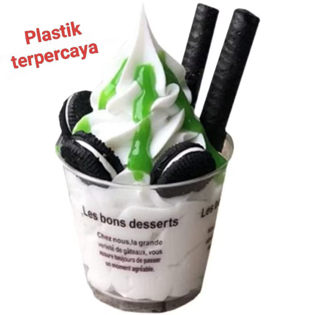 Isi 25pcs Cup puding jelly gelas cangkir dessert kotak cup dessert puding tiramisu agar2