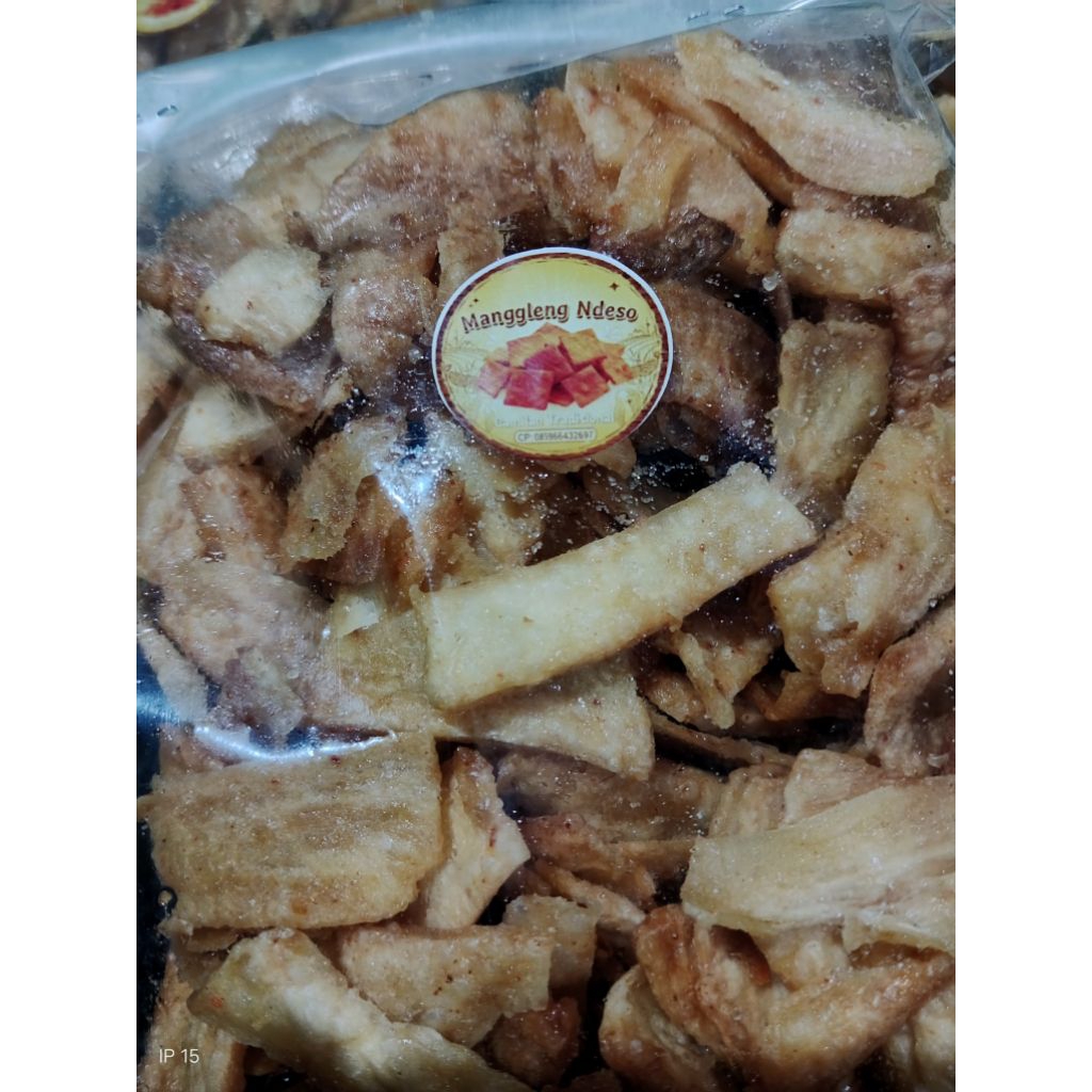 Kripik singkong manggleng 1 KG | Manggleng Ndeso - pedas manis asin gurih lezad