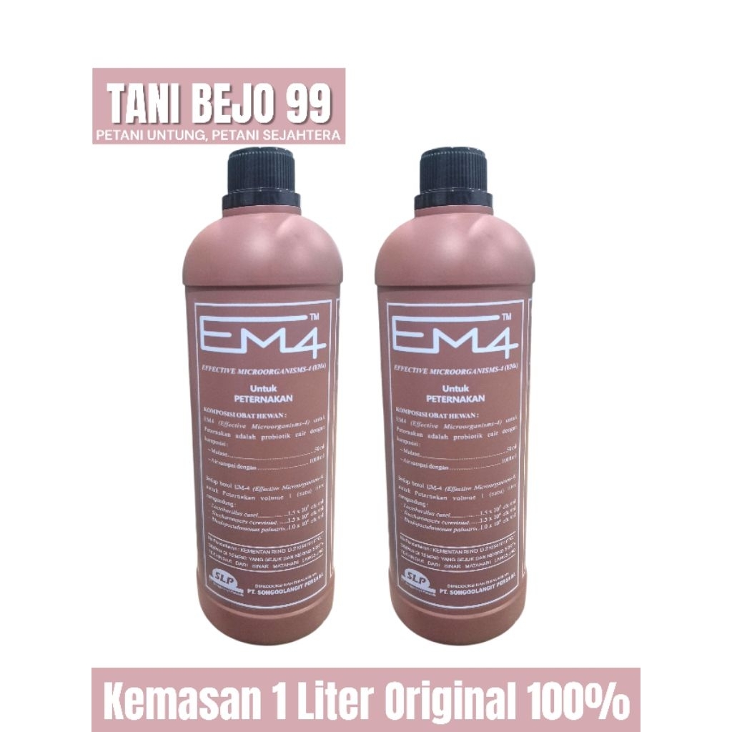 EM4 Peternakan kemasan 1 Liter untuk hewan Ayam, sapi, kambing