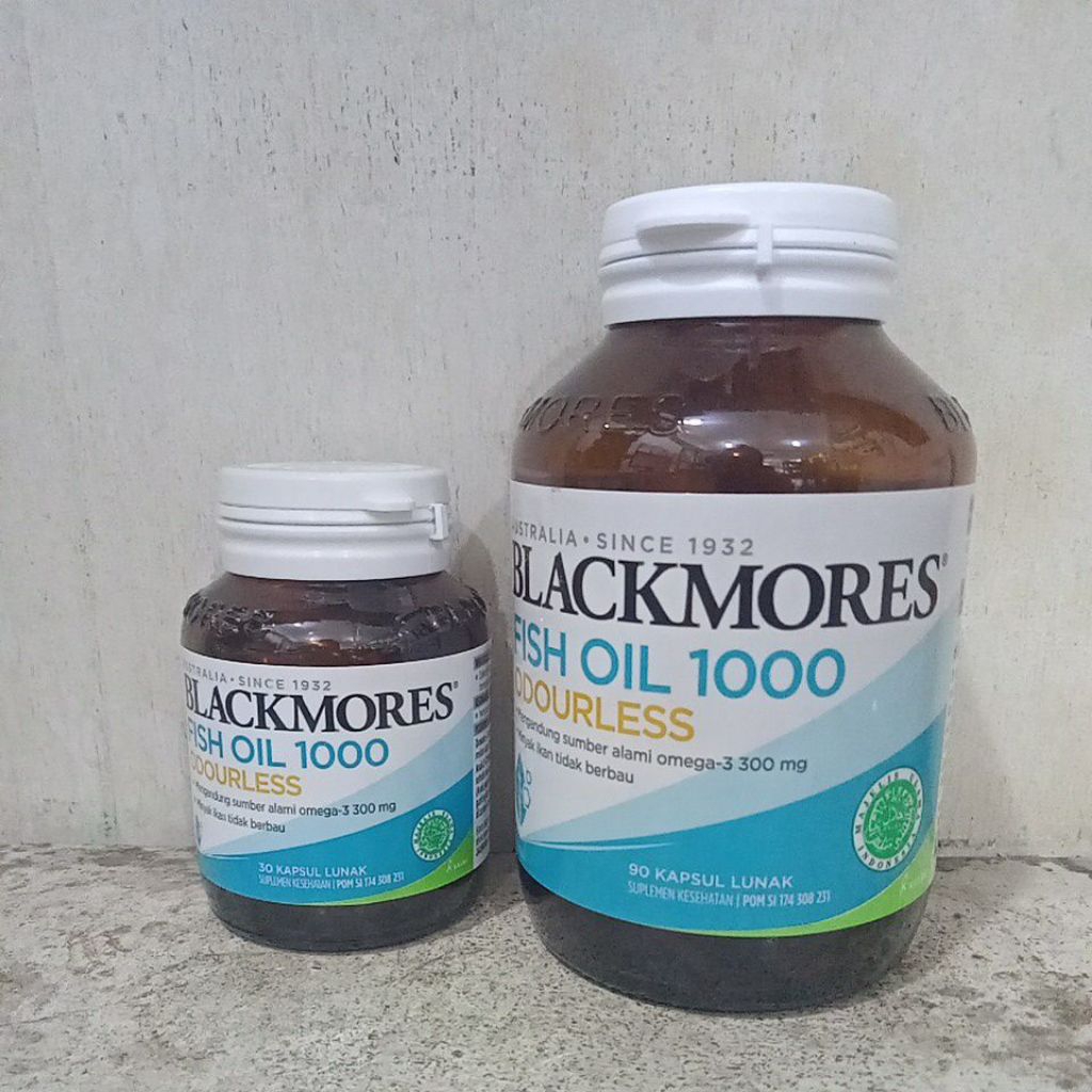 Blackmores Odourless Fish Oil Minyak Ikan 1000