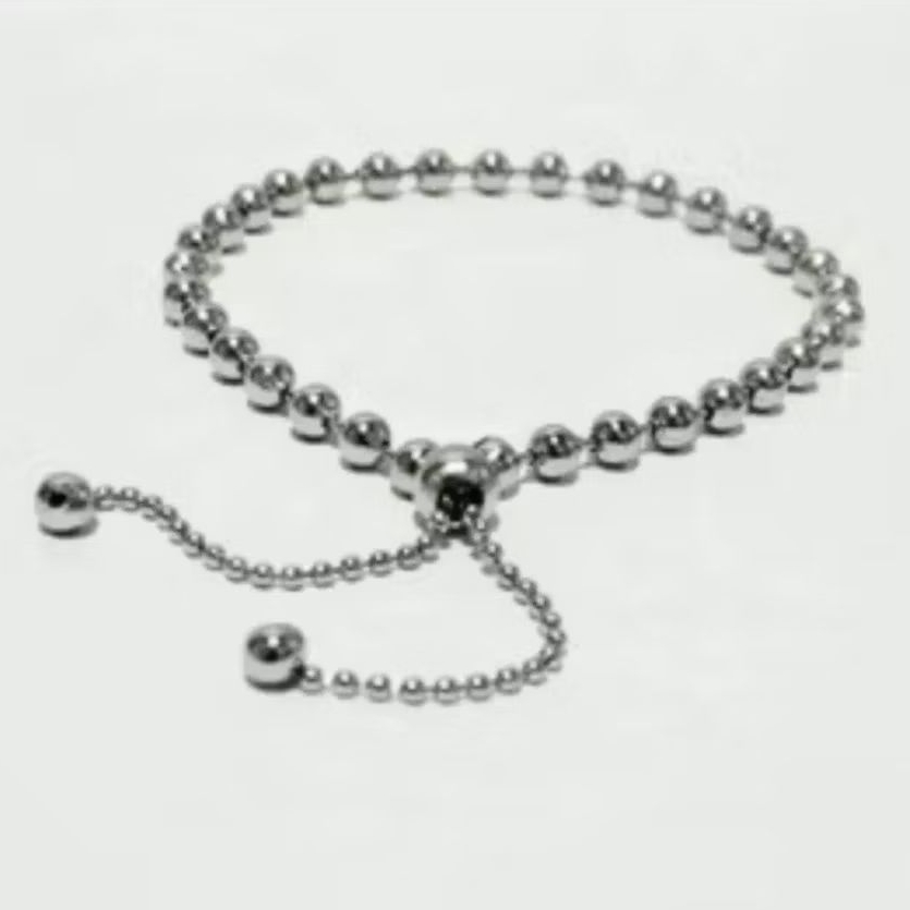 GELANG SERUT MONEL BESI PUTIH TITANIUM GELANG SERUT TITANIUM ANTI KARAT