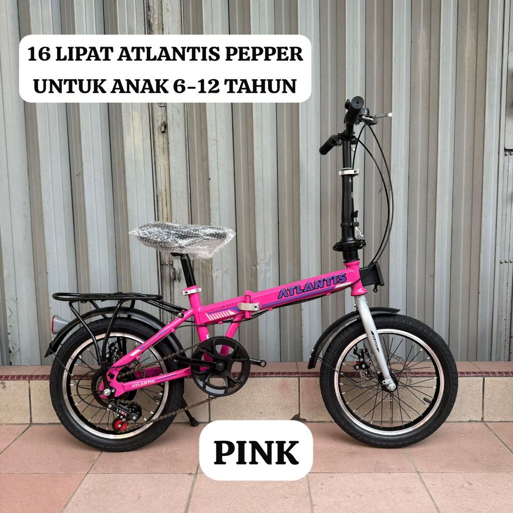 (BATAM) Sepeda Lipat 16 ATLANTIS PEPPER Folding Bike