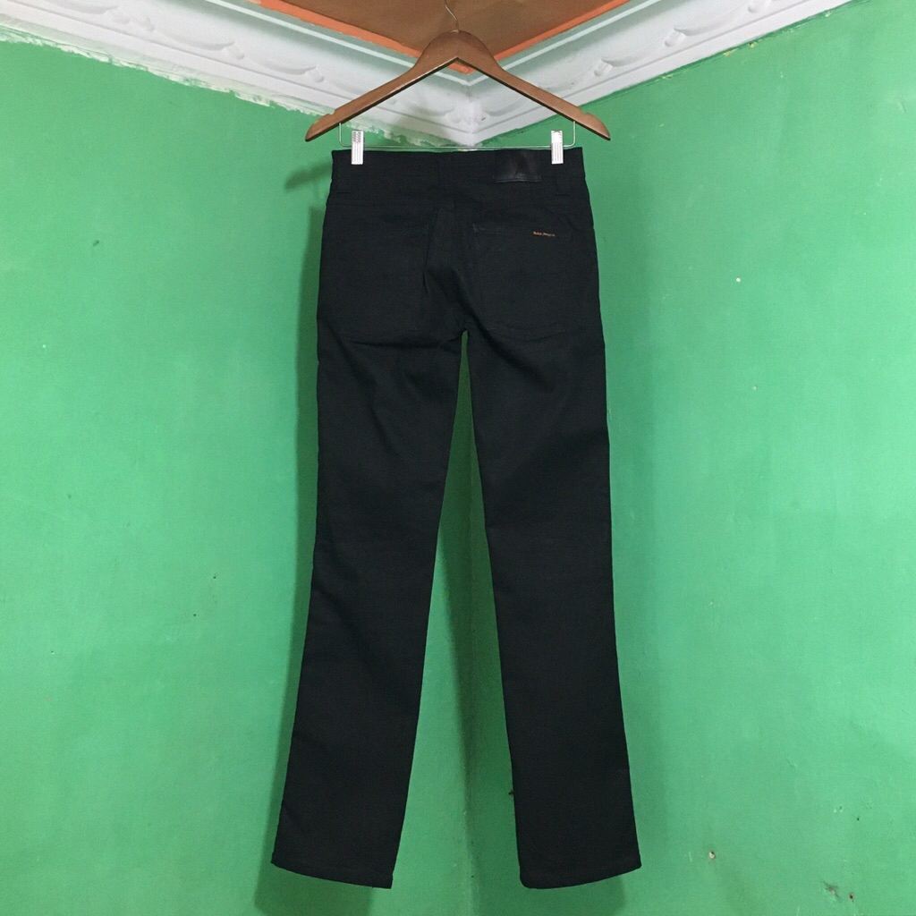 Nudie Jeans Slim Jim Dry Black Coat