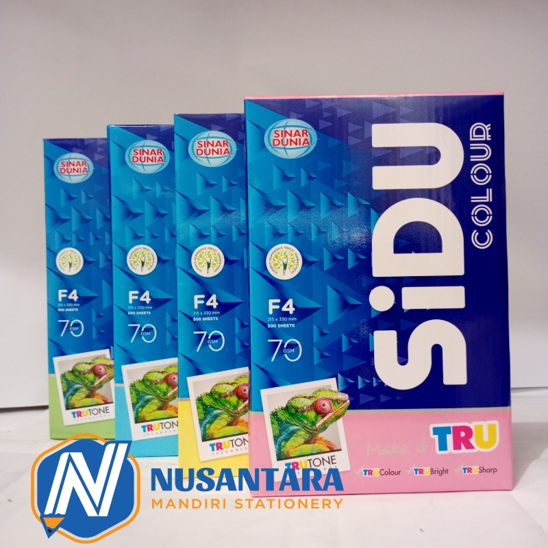 SIDU Kertas F4 70gr Warna