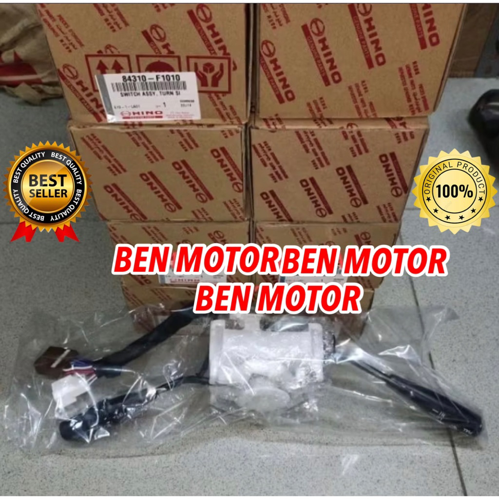 Switch Assy 84310-F1010 Sakelar Lampu Sein DYNA HINO 300 DUTRO 130HT HT130 W04D ASLI - BEN MOTOR