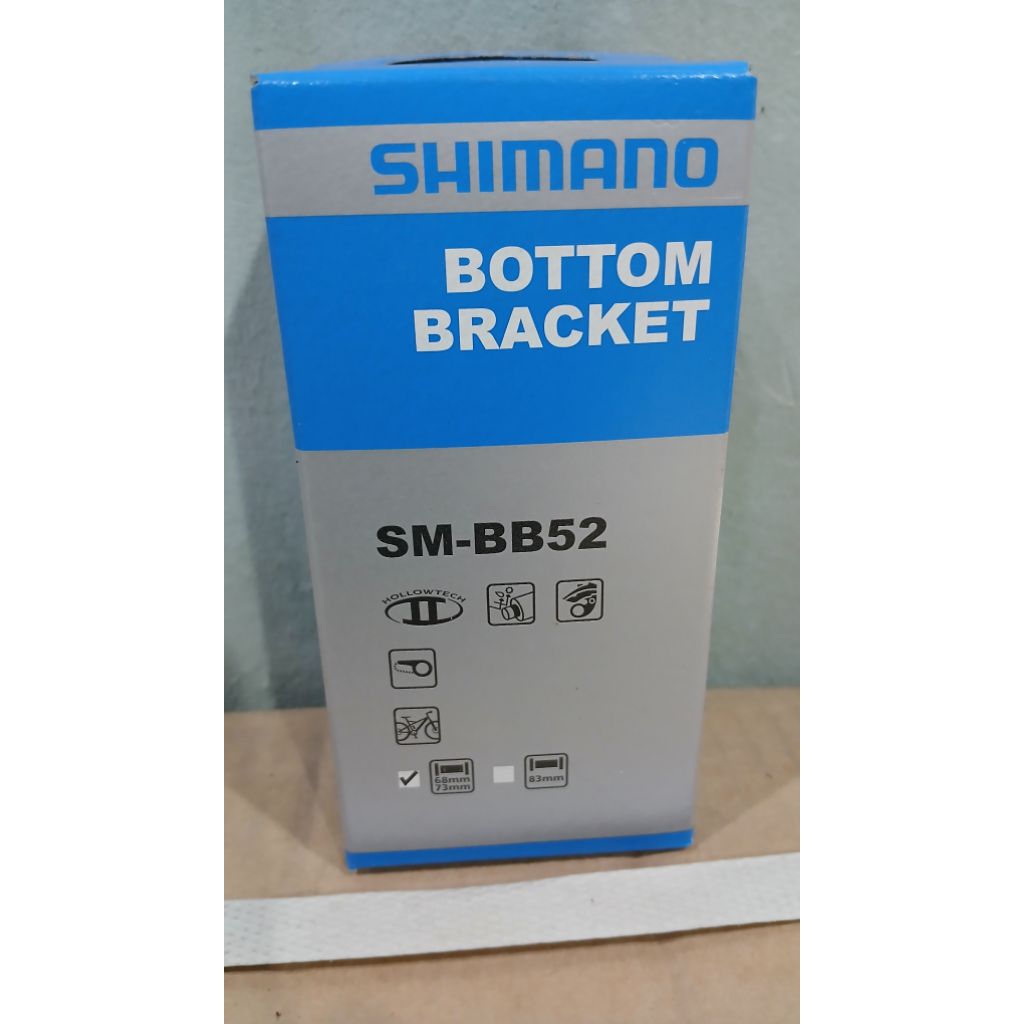 BB/BOTTOM BRACKET SM BB52 MERK SHIMANO UNTUK SEPEDA MTB,ROADBIKE,LIPAT