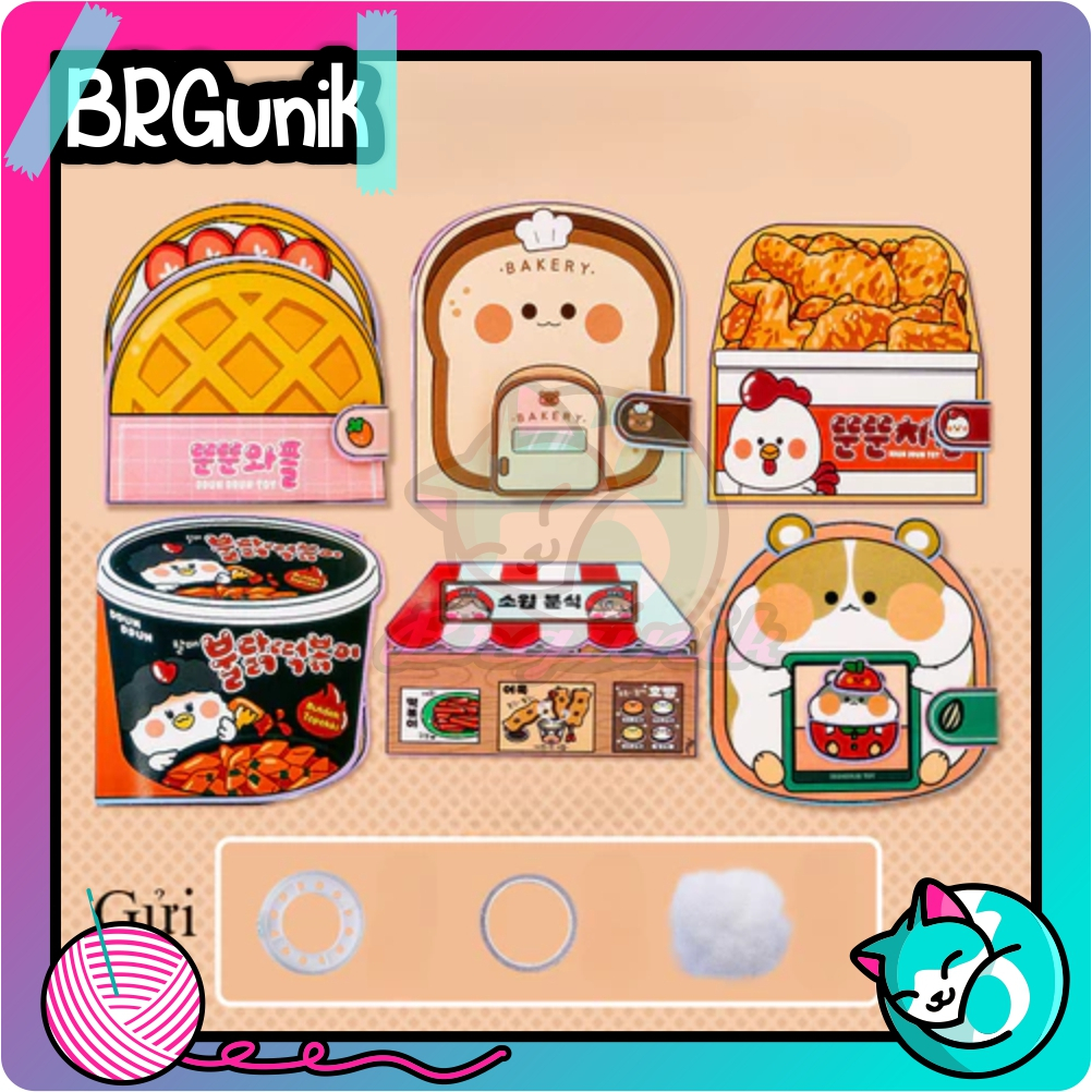 Brgunik Quiet Book Murah Busy Activity Book Buku Bongkar Pasang Ketrampilan Anak No Cutting T057