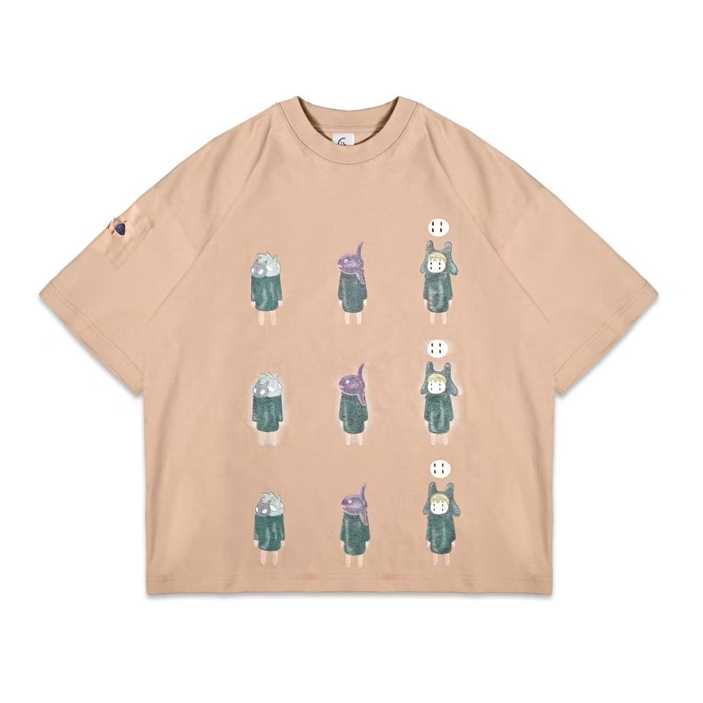 LIL PUBLIC Oversize Heavyweight T-shirt Hirai "Toshikazu Series" Size 002