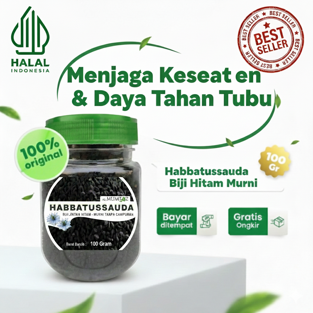Habbatussauda Original Asli Biji 1kg Kiloan Bubuk Kapsul Jintan Hitam Habatusauda Habbats Habbasyifa