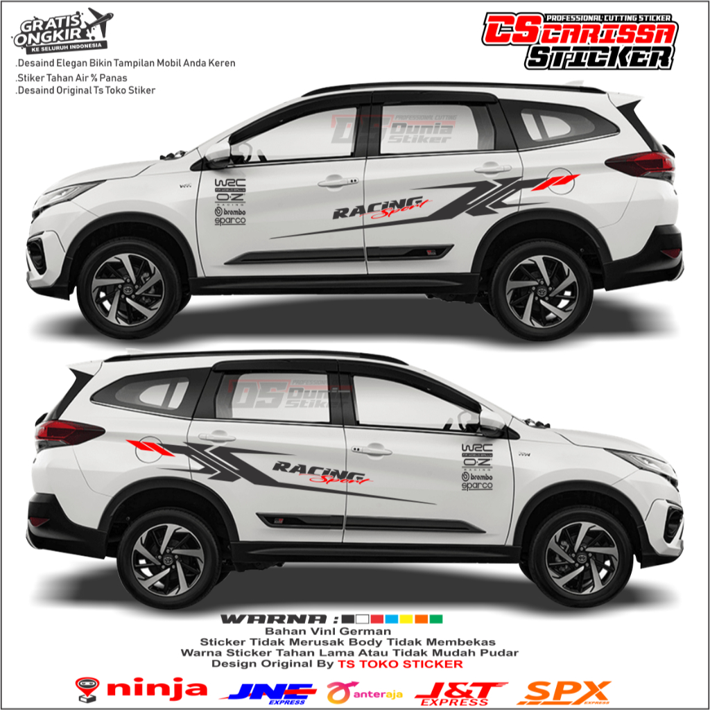 Stiker Mobil New Rush Terbaru Stiker Wrc Brembo Terlaris