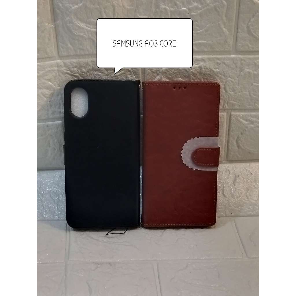 SAMSUNG A03 CORE CASE FLIP COVER KULIT/FLIP COVER DOMPET
