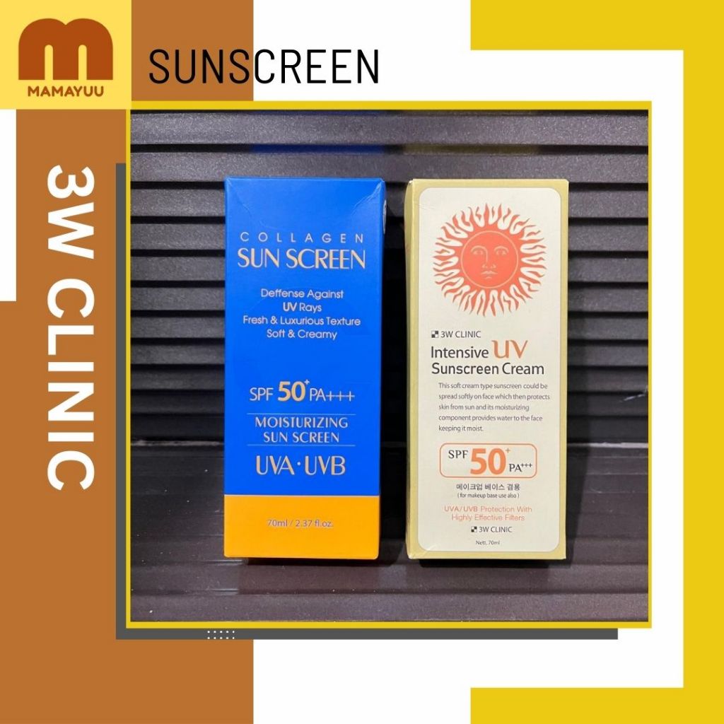 3W Clinic Intensive UV Collagen Sunscreen Sunblock 70ml