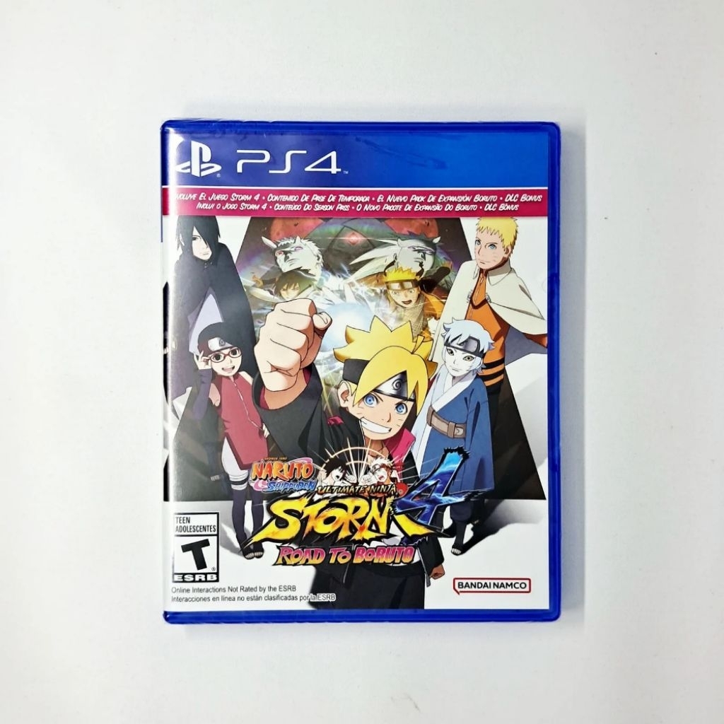 BD PS4 NARUTO STORM 4 + DLC BORUTO BARU SEGEL