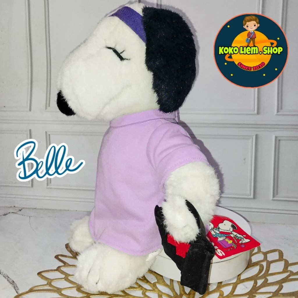 Boneka Vintage RARE 1958 Figure BELLE (Girlfriend Snoopy) Kostum Dokter (Medium 35cm) ORIGINAL SNOOP