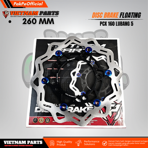 Disc Brake Floating Vietnam Parts Piringan Cakram 260mm Pcx 160 Lubang 5 Disc 260mm pcx 160