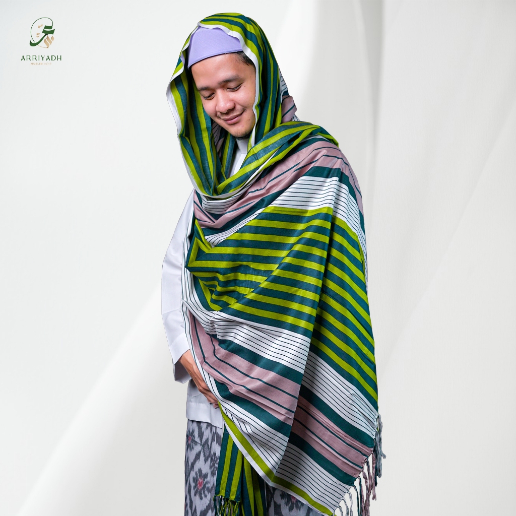 Zaweeya x ARRIYADH Sorban Motif Maladewa Rida Rayon Print Salur