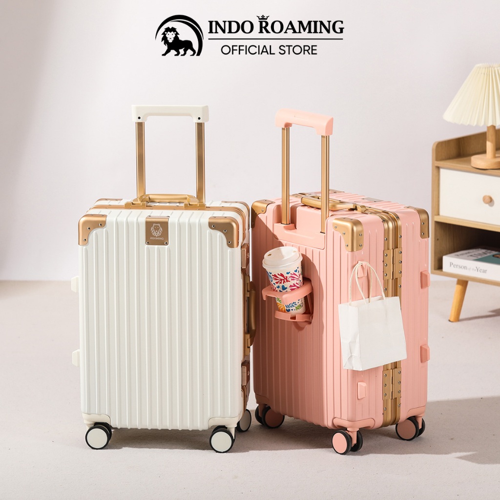 Indo Roaming Koper Kabin & Bagasi List Titanium Size 20-28 Inch Koper Luggage - LS076