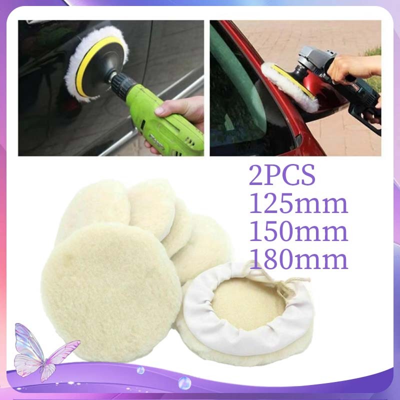 Wool Bulu Poles Pad Automotive Wool Polishing Wool Poles Buffer Woll Poles 5" 7"