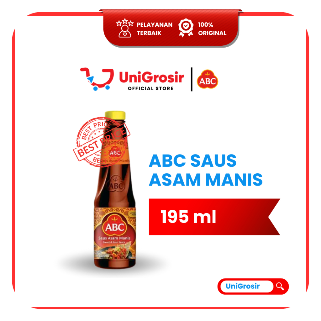 [UniGrosir] ABC SAUS ASAM MANIS SWEET & SOUR SAUCE  ~195 ml