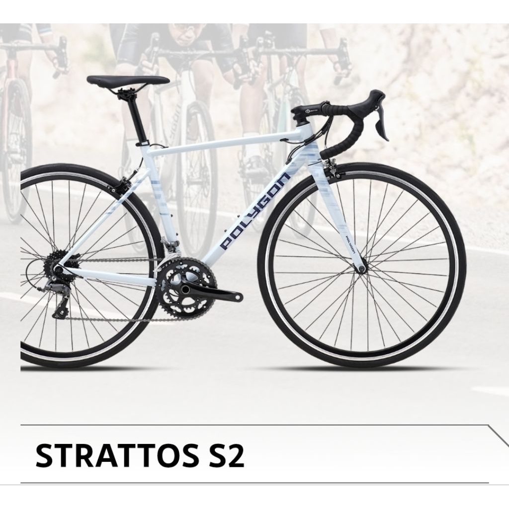 Sepeda Balap 700C Road Bike Polygon Strattos S2 sepeda balap Polygon