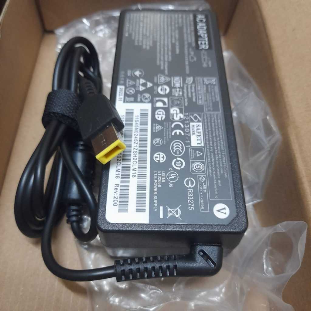 Adaptor Charger Lenovo PC AIO All in One V50A C50-30 20V 4.5A USB KOTAK 90W Original Pabrik