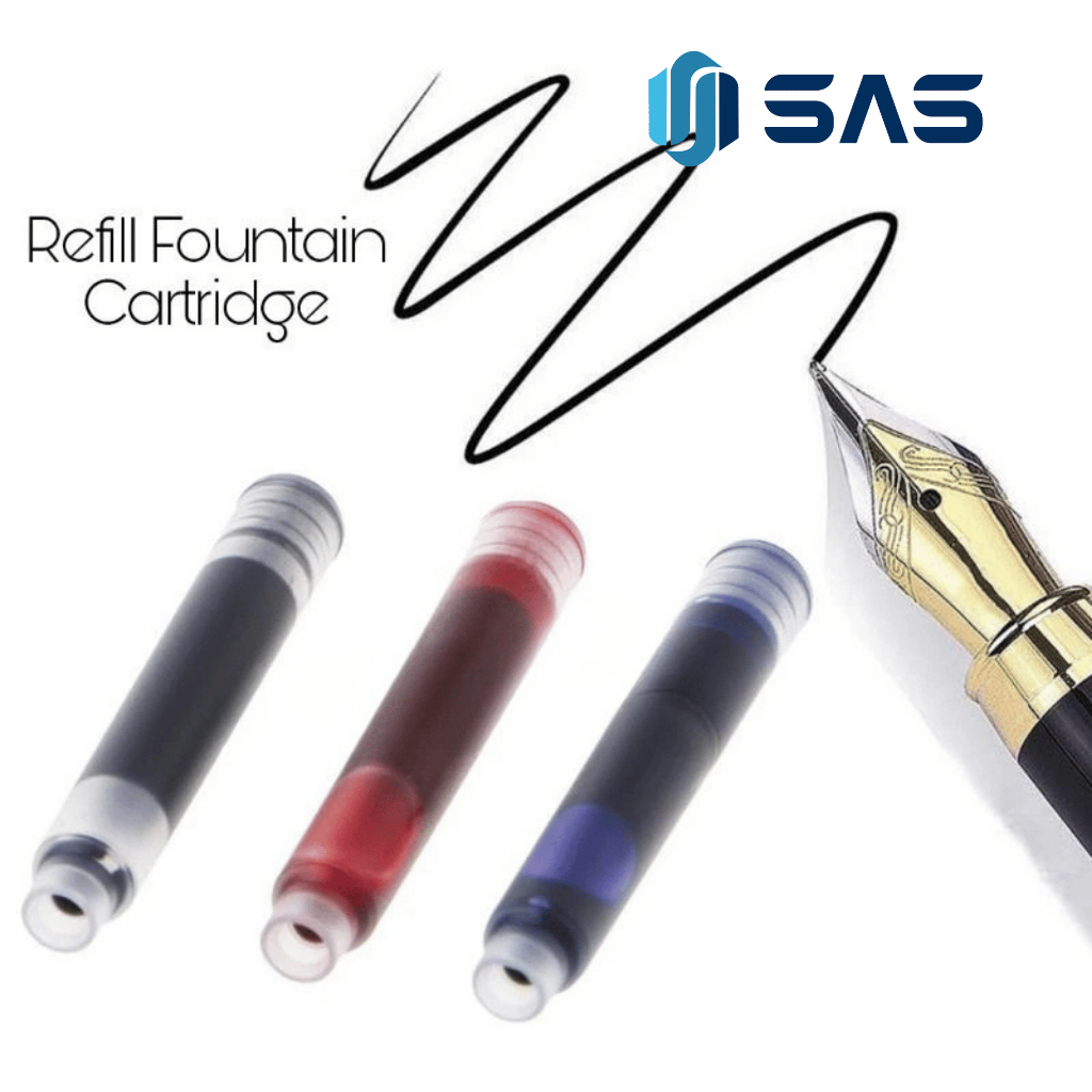 Refill Pen Fountain {Refill Cartidge} Standart Ink | Isi Ulang Fountain Pen | Tinta Kaligrafi