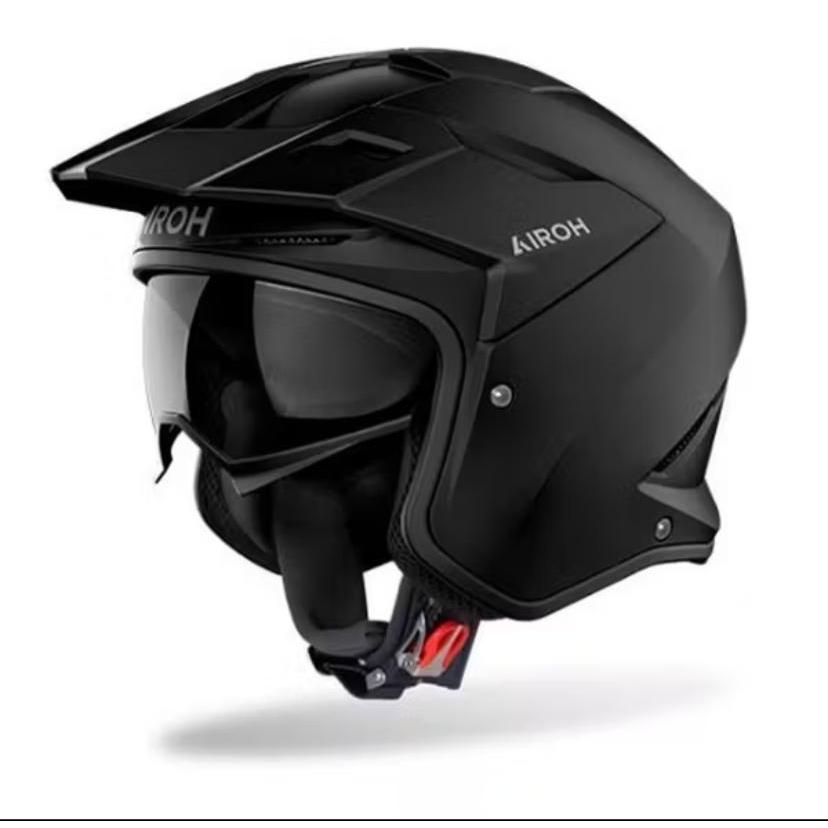 HELM AIROH KOMBAKT BLACK MATT HELM HALF FACE AIROH KOMBAKT BLACK MATT HELM HALF FACE OFFROAD AIROH K