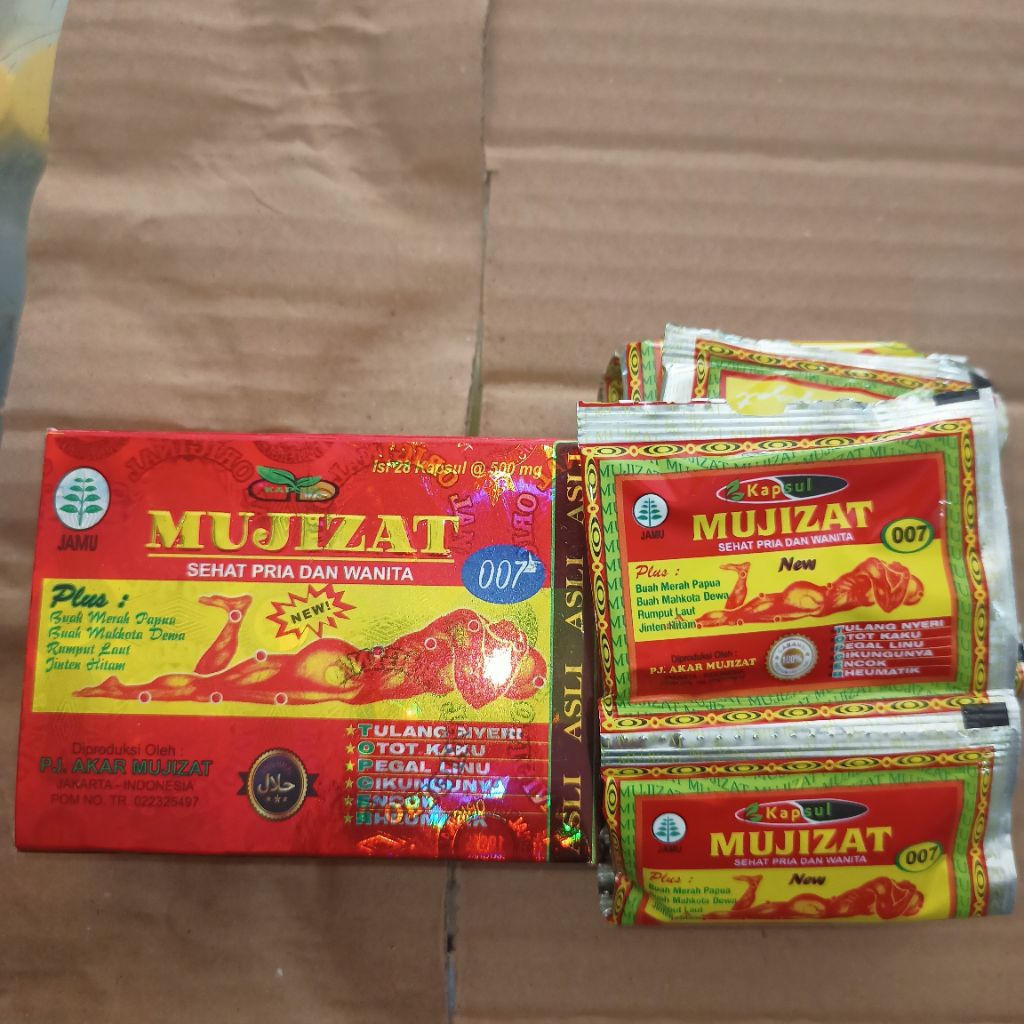 Kapsul Mujizat 007 asli original