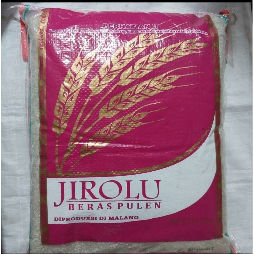BERAS CAP JIROLU / BULOG KEMASAN 5kg