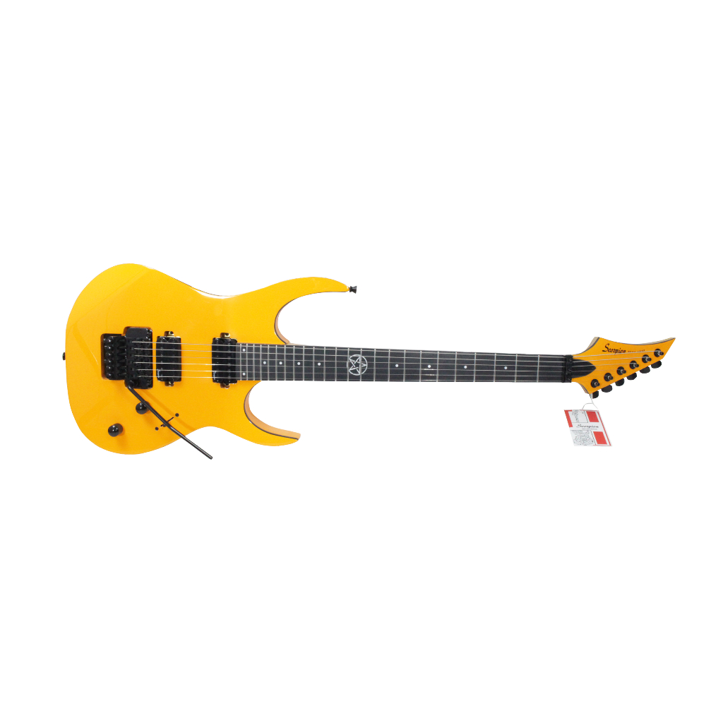 Gitar Elektrik Merk Scorpion Original Tipe SE 600 ON Warna Orange Elektrik Listrik Murah Jakarta