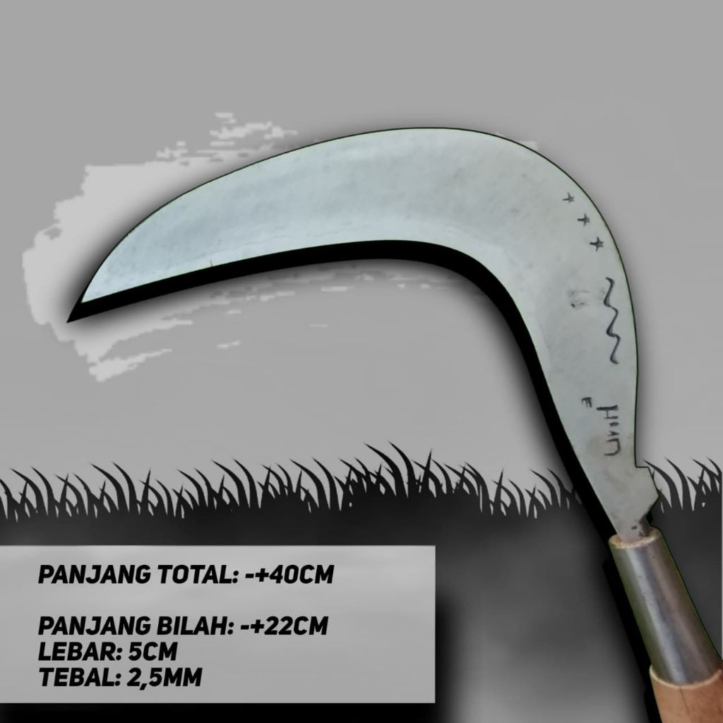 sabit,arit model kawung baja isen lapis 3 sudah asahan