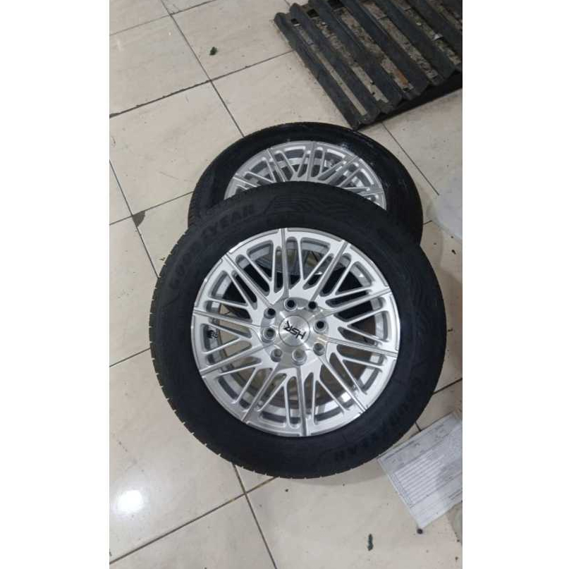 Paketan pelek mobil dan ban R 14 accelera/forceum pelek mobil hsr original balige ring14