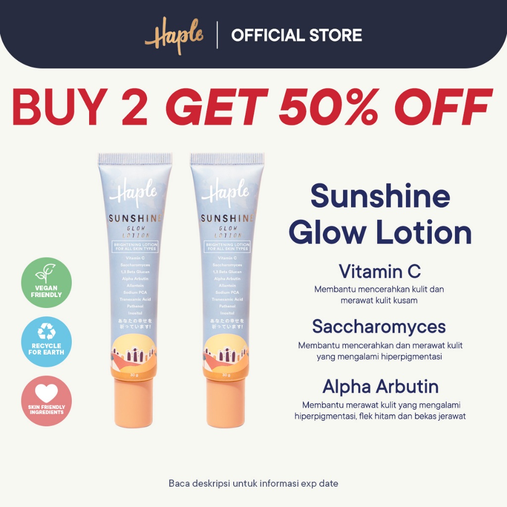 HAPLE Sunshine Glow Lotion
