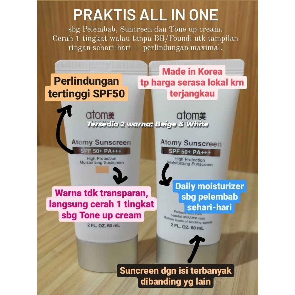 Atomy Sunscreen Korea Beige