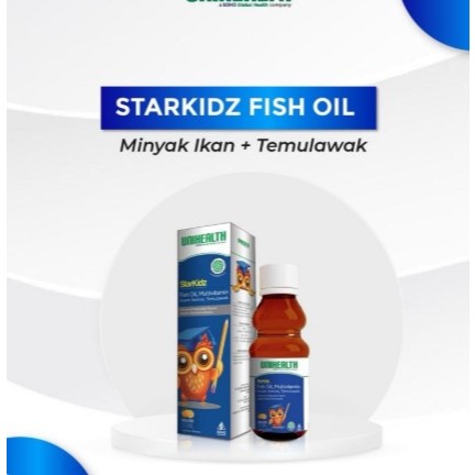 UNIHEALTH Starkidz Fish Oil Multivitamin Minyak Ikan Temulawak 200ml Anak 1 Tahun+