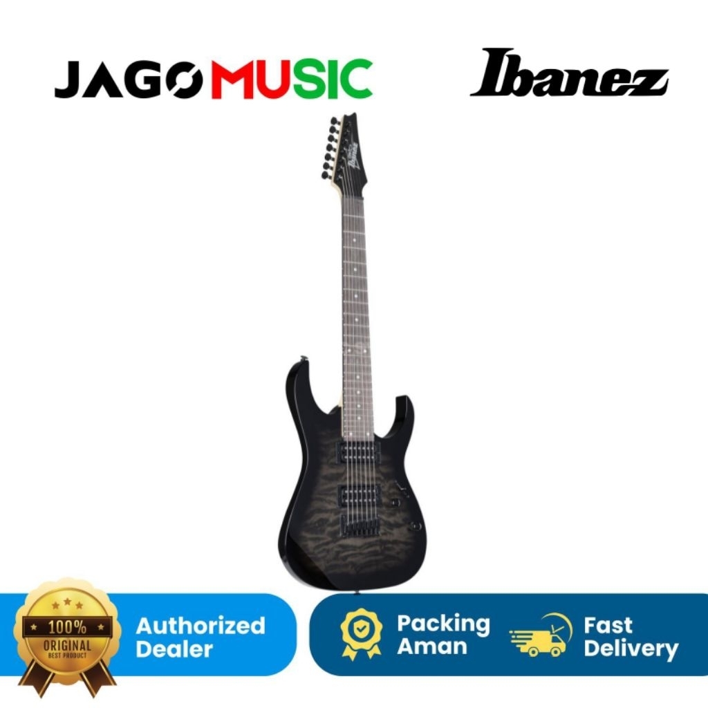 Gitar Ibanez GRG7221QA TKS Guitar Electric Ibanez Gio GRG 7221 QA TKS 7String
