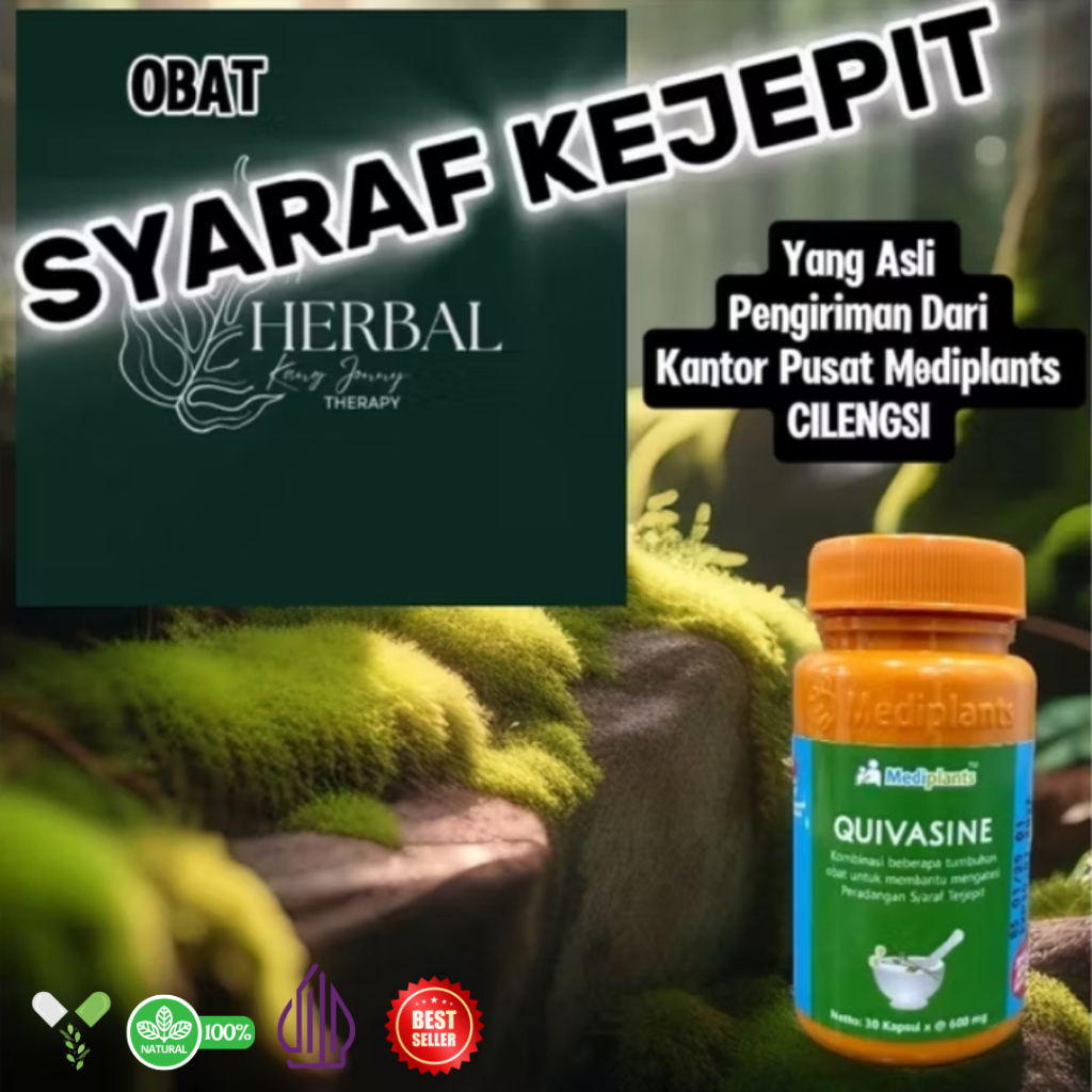 Mediplants Quivasine - Antisciatica Herbal Untuk Syaraf Kejepit  - Obat Syaraf Kejepit Paling Ampuh