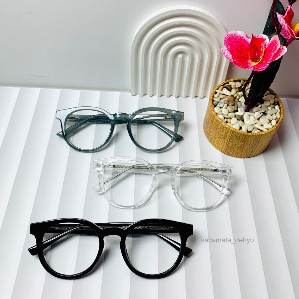 Frame 3351/Kacamata bulat/Frame Bulat/Kacamata Minus/Kacamata Wanita/Frame Bingkai