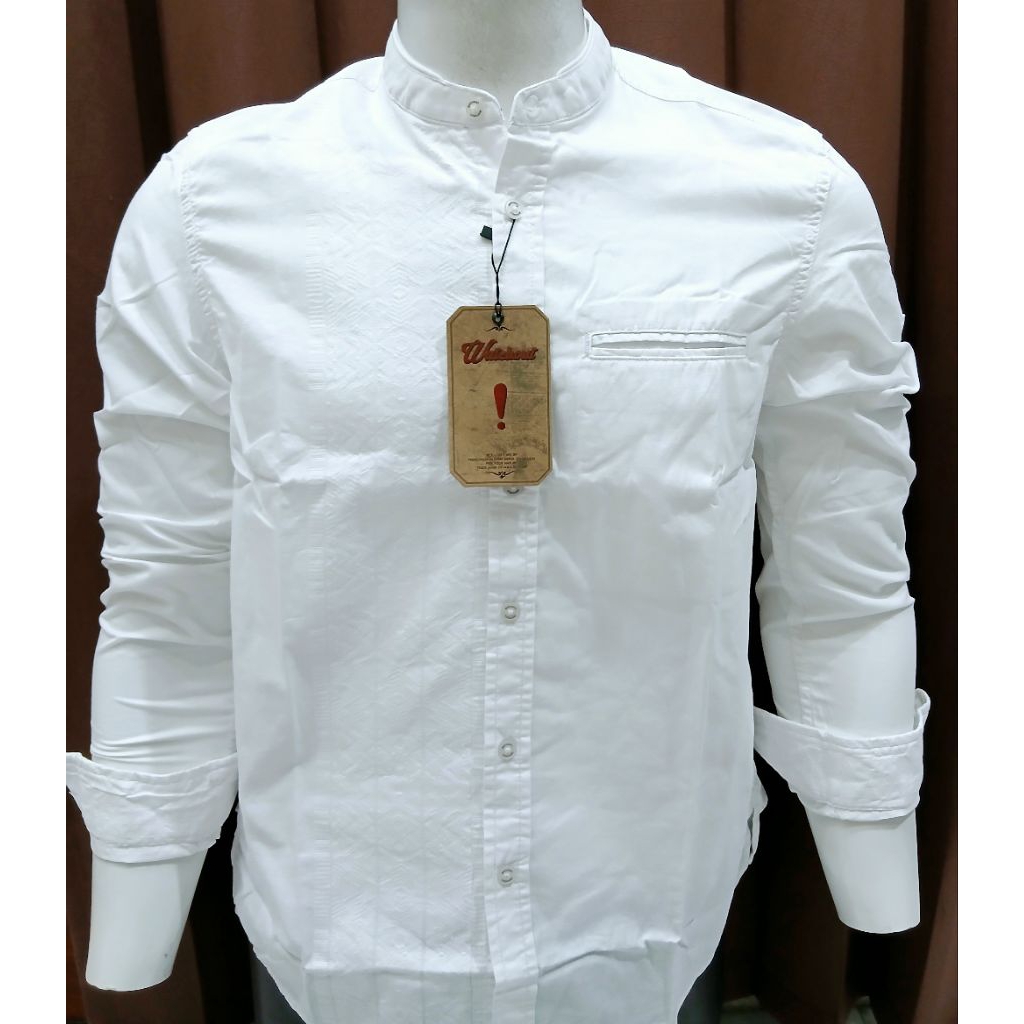 KEMEJA KOKO WATCHOUT CASUAL LENGAN PANJANG REGULAR FITT ORIGINAL