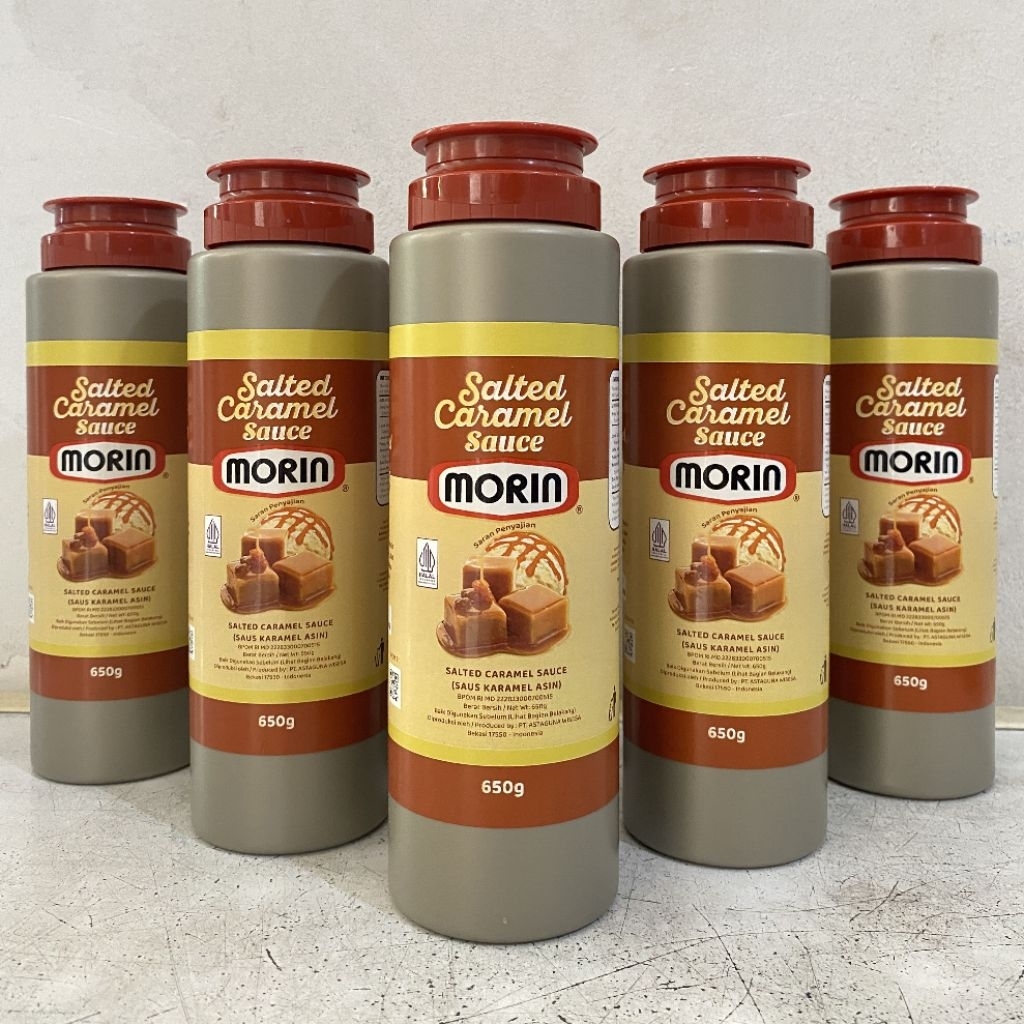 Morin salted caramel sauce 650 ml | saus karamel | salted caramel sauce