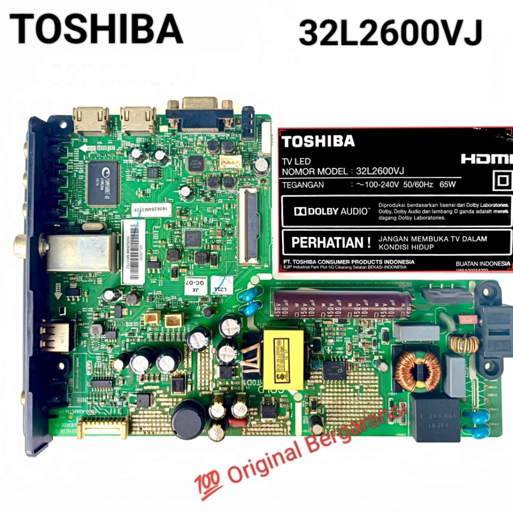 MB TOSHIBA 43C350LP Mainboard  + Power Suplly Mobo / Modeboard Thosiba  43 inch 43C 350 LP 43C350  O