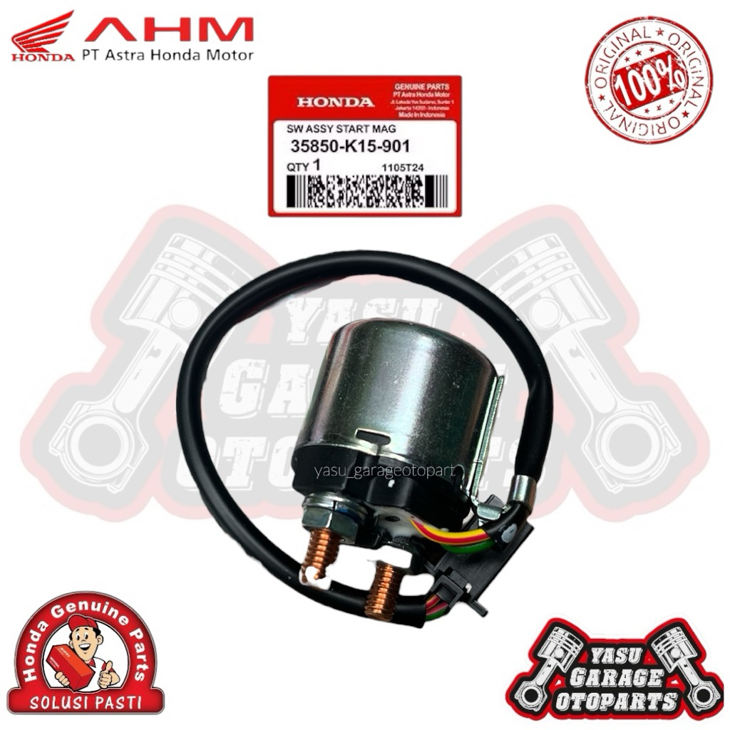 BENDIK RELAY STATER CB150R STREETFIRE OLD ORI SWITCH ASSY START MAGNETIC 35850-K15-901 35850K15901
