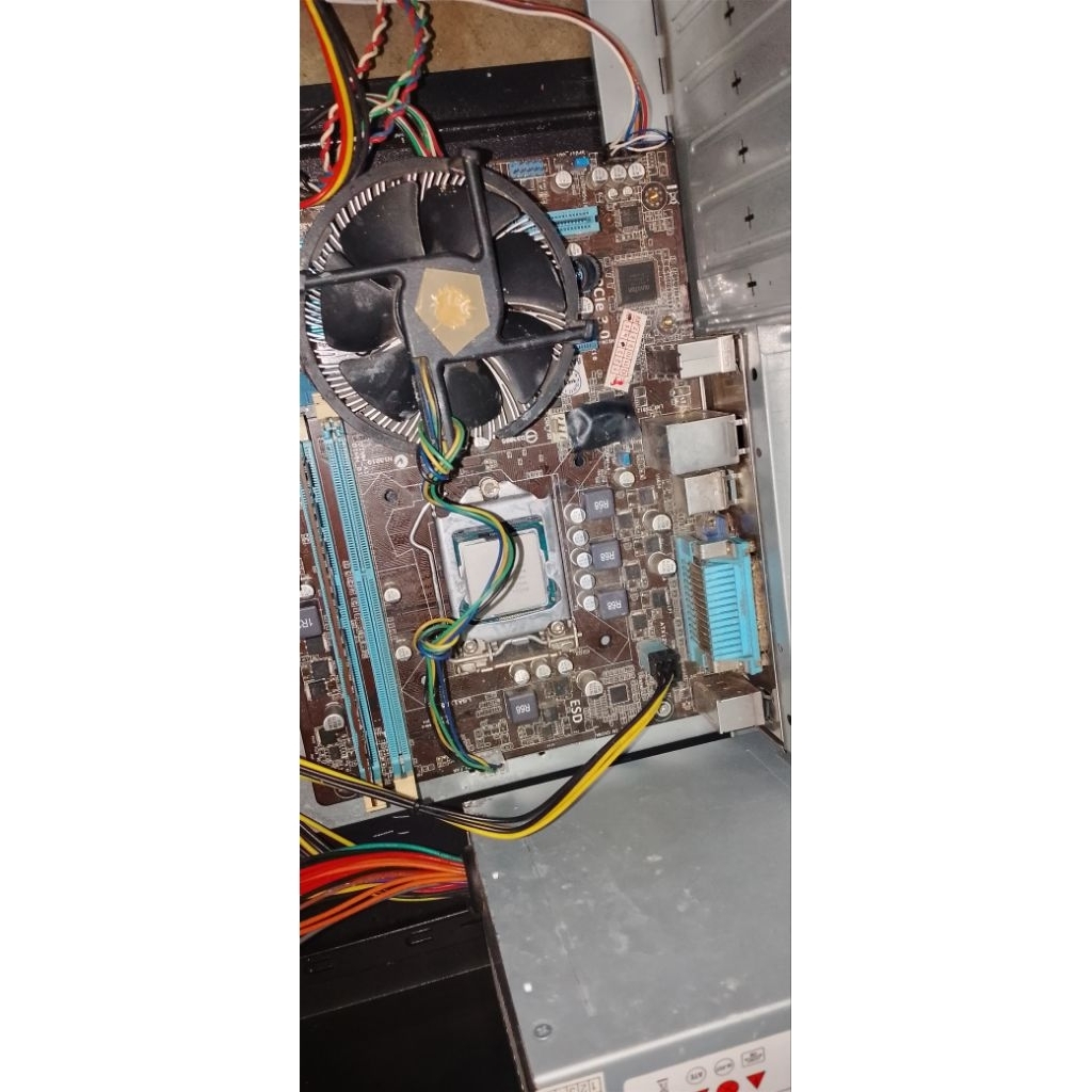 paket mobo asus h-61 dan intel i3core gen3