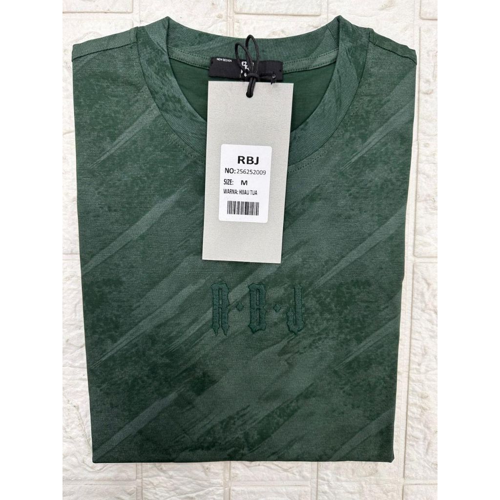 Kaos oblong pria RBJ Denim Bahan katun spandek Halus baju oblong distro cowok