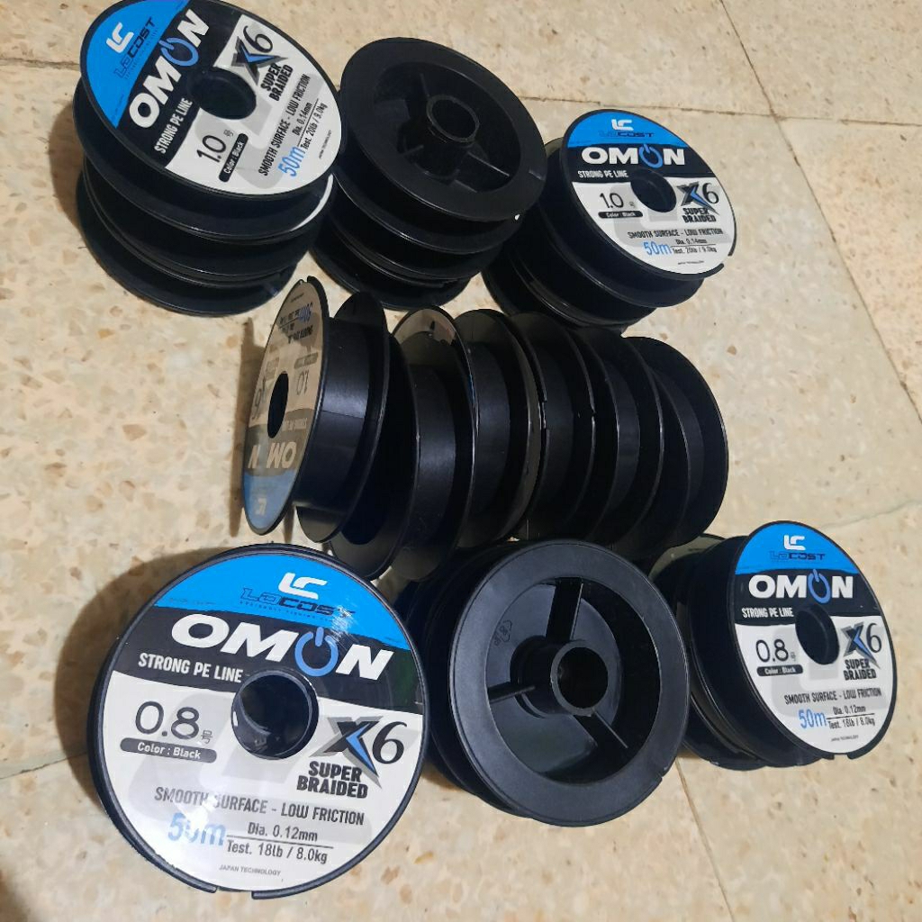 Gulungan Kosongan bekas benang pancing 5000 per 5 pcs