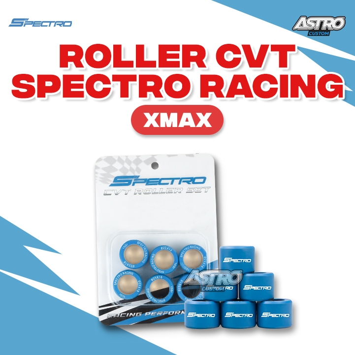 Spectro Roller Racing Xmax 250 Roler Ruler Set Loler Pulley Rumah Roller Upgrade CVT Astrocustom