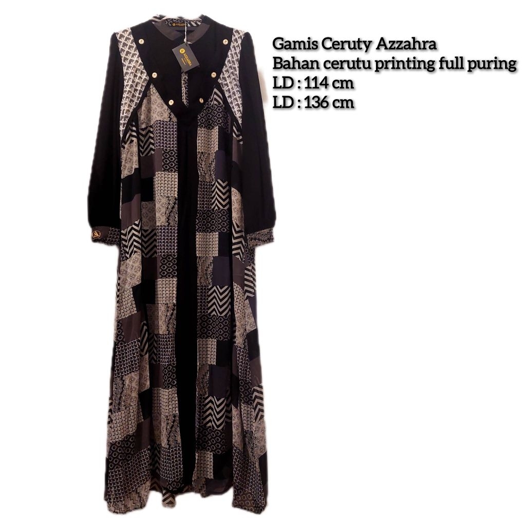 Gamis Hitam Azzahra