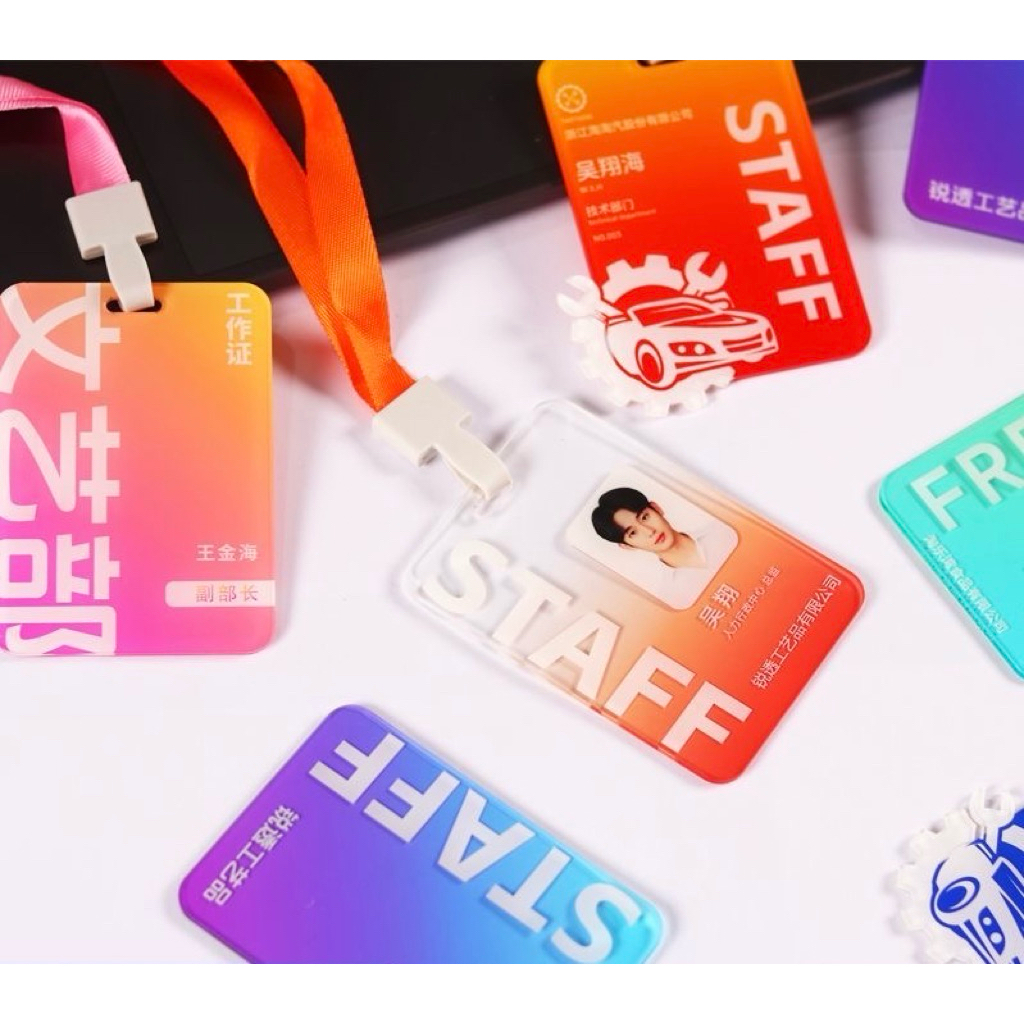 Cetak Kartu Name Tag Lanyard Name Tag